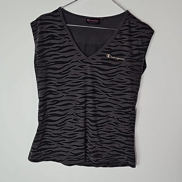 Champion Tops - Champion black and gray size 10 sleeveless top